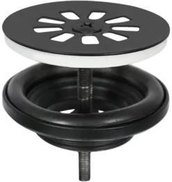 Differnz fonteinafvoerplug mat zwart Best