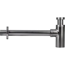 Differnz Wastafelsifon Design Gun Metal Outlet