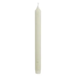 Dinerkaars stearine l.groen 24 stuks display - h25xd2,2cm