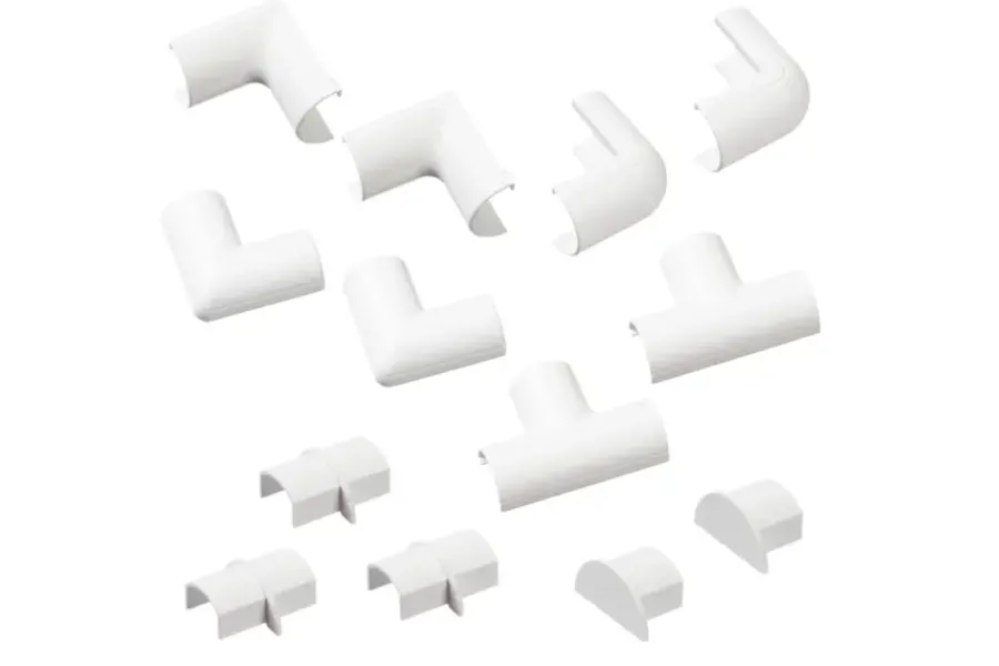 D-Line Accessoireskit voor 20/10mm Goot Wit Clearance