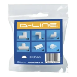 D-Line Accessoireskit voor 30/ 15mm Goot Wit Sale