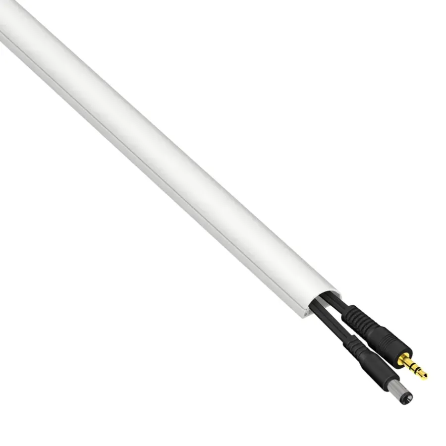D-Line kabelgoot halfrond wit 20/10 mm 2 meter Hot