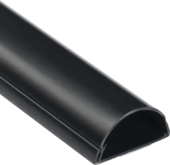 D-Line kabelgoot halfrond zwart 50/25 mm 1 meter Discount