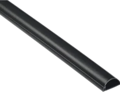 D-Line kabelgoot halfrond zwart 30/15 mm 1 meter Online