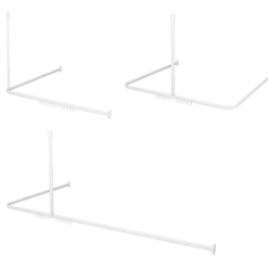 Douchestang Easy Roll 90x90x90cm wit