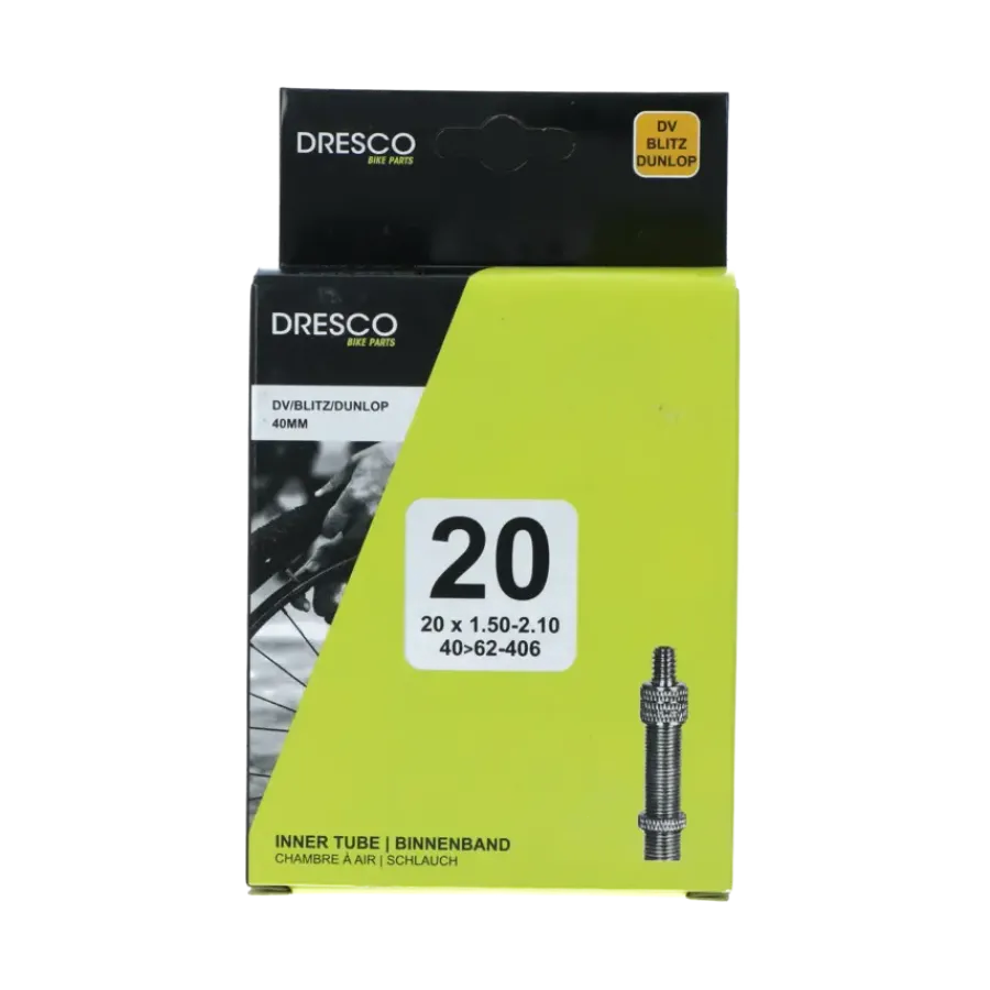 Dresco binnenband 20 x 1.50-2.50 (40/62-406) dunlop 40mm New