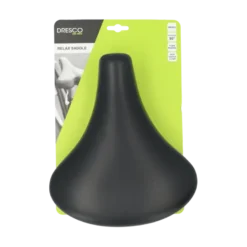 Dresco City Retro fietszadel zwart Discount