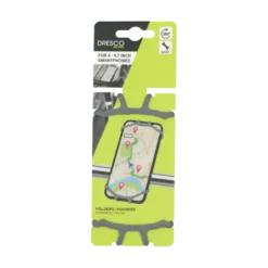 Dresco EZ Fit telefoonhouder fiets grijs