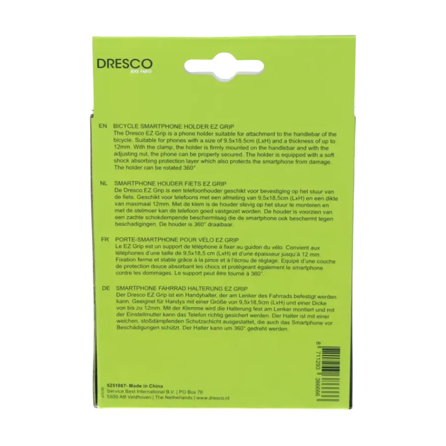 Dresco EZ Grip telefoonhouder fiets Discount