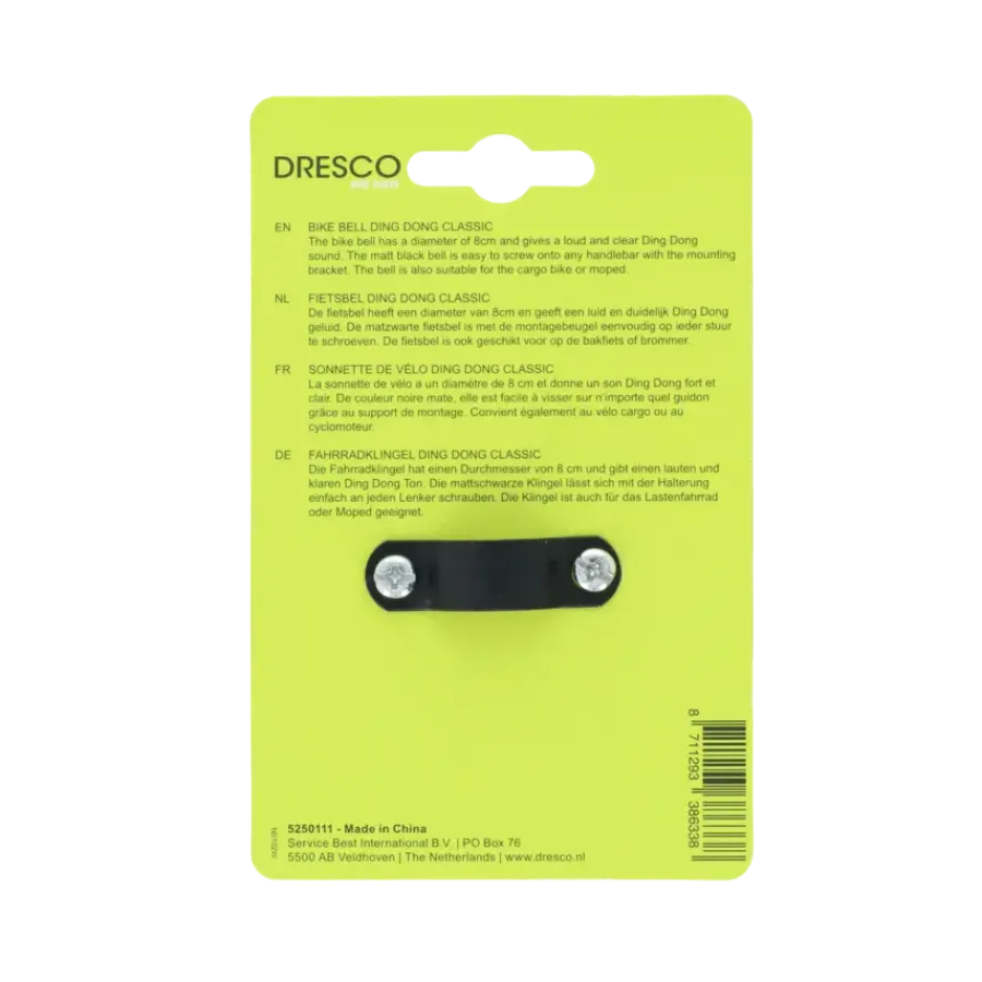 Dresco fietsbel dingdong classic Outlet