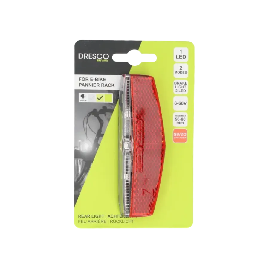 Dresco Slimline achterlicht E-Bike