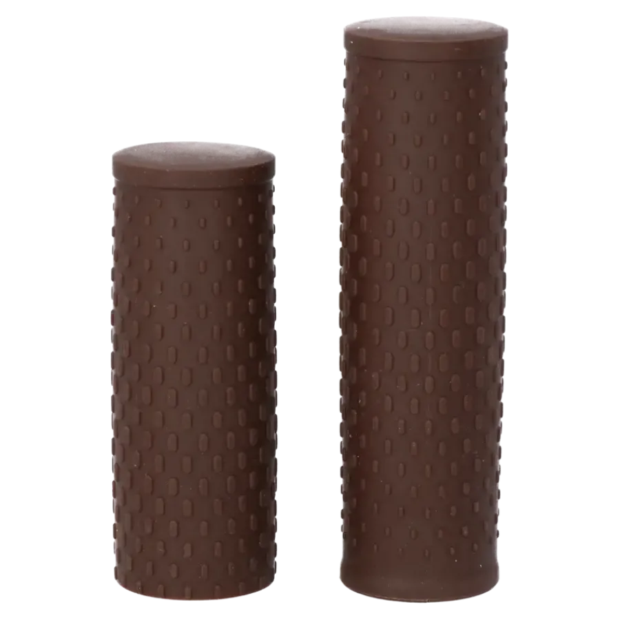 Dresco soft grip fiets handvatten 119/92 mm bruin Online