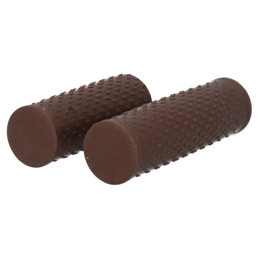 Dresco soft grip fiets handvatten 119/92 mm bruin Online