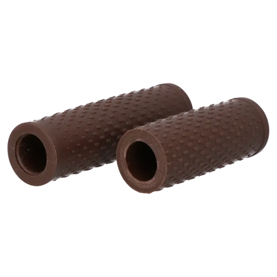 Dresco soft grip fiets handvatten 119/92 mm bruin Online