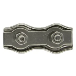 Dubbele staaldraadklem 5mm