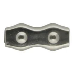 Dubbele staaldraadklem 6mm