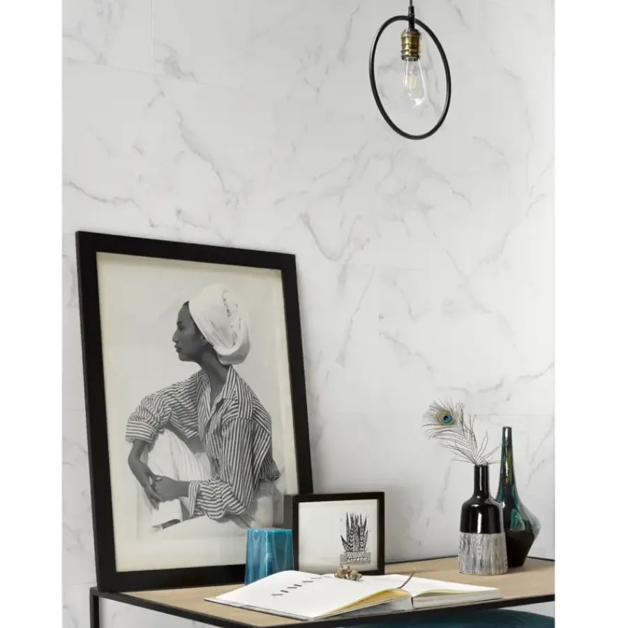 Dumaplast Dumawall + kunststof wandtegel 37,5x65 cm 1,95 m² Calacatta Discount
