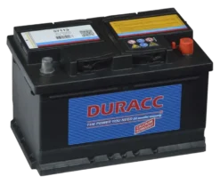 Duracc startaccu 12V 72ah 57113 Discount