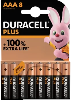 Duracell Batterij AAA Alkaline Plus 8 stuks Sale