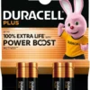 Duracell Batterij AAA Alkaline Plus Power Boost 4 stuks New