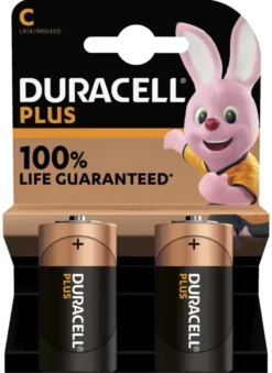 Duracell Batterij C Alkaline Plus 2 stuks Hot