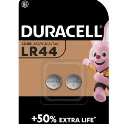 Duracell Batterij LR44 Alkaline-knoopcel alkaline 1,5V 2 stuks Hot