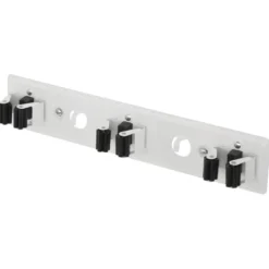 Duraline bezemhouder wit 36x7x5 cm