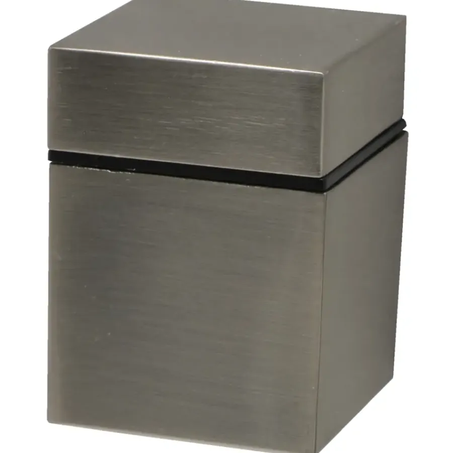 Duraline clip cube geborsteld nikkel Hot