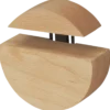 Duraline clip rond hout