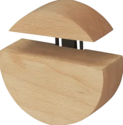 Duraline clip rond hout