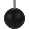 Duraline meubelpoot bol zwart Ø7 cm