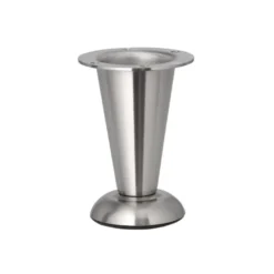 Duraline meubelpoot verstelbaar rond mat nikkel 10,3x11,3 cm