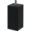 Duraline meubelpoot vierkant zwart 5x5x10 cm