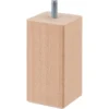 Duraline meubelpoot vierkant naturel eiken 5x5x10 cm