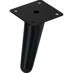 Duraline meubelpoot zwart 10 cm