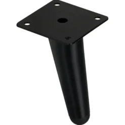 Duraline meubelpoot zwart 10 cm