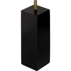 Duraline meubelpoot zwart hout 5x5x15 cm