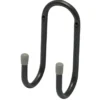 Duraline ophanghaak J-vormig dubbel grijs 16x7,5 cm