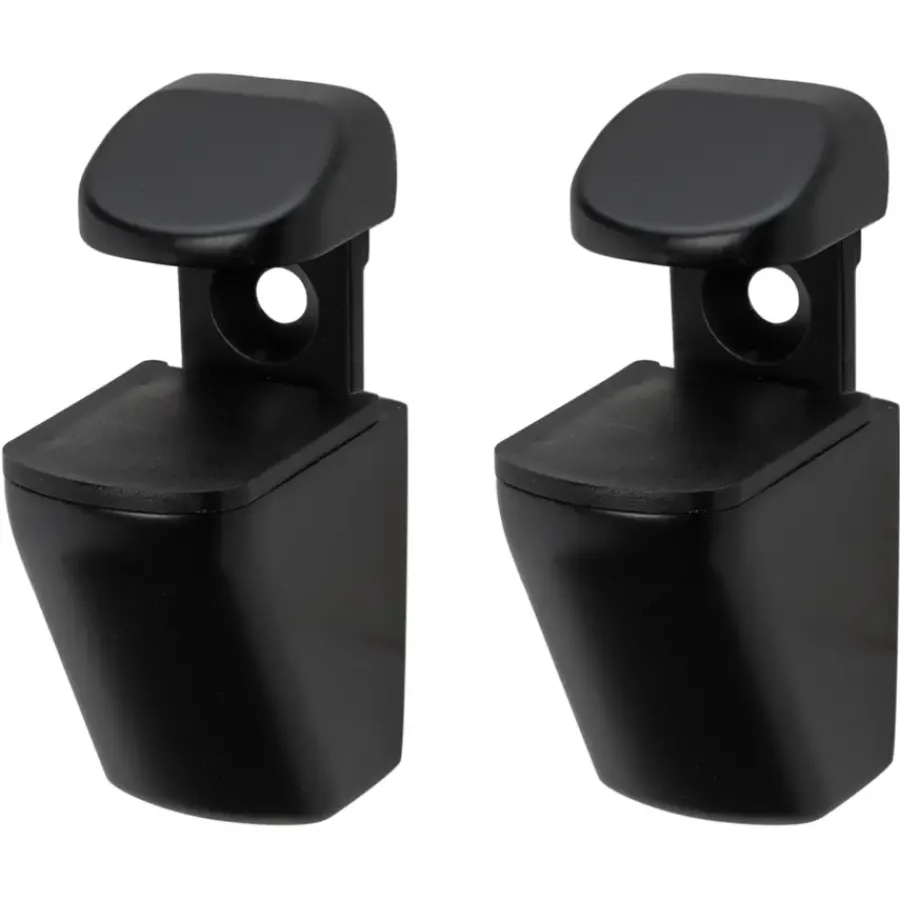 Duraline plankdrager clip mini mat zwart 2 stuks Online