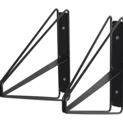 Duraline plankdrager dubbel hoog zwart Outlet