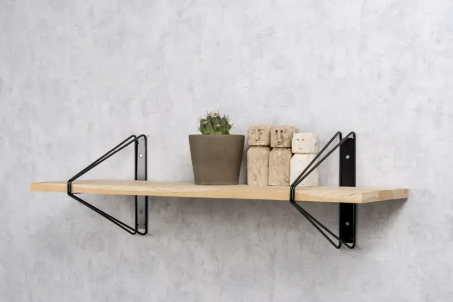 Duraline plankdrager dubbel hoog zwart Outlet
