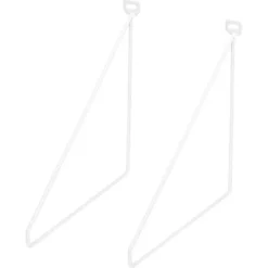 Duraline plankdrager dun wit 24x26,5 cm 2 stuks Clearance