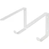 Duraline plankdrager haak wit 22x14,5 cm 2 stuks Outlet