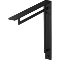 Duraline plankdrager model A zwart 14,5x14,5 cm