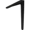 Geen Duraline plankdrager model 13 zwart 25x30 cm Outlet