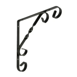 Geen Duraline plankdrager ornament zwart 15x15 cm Clearance