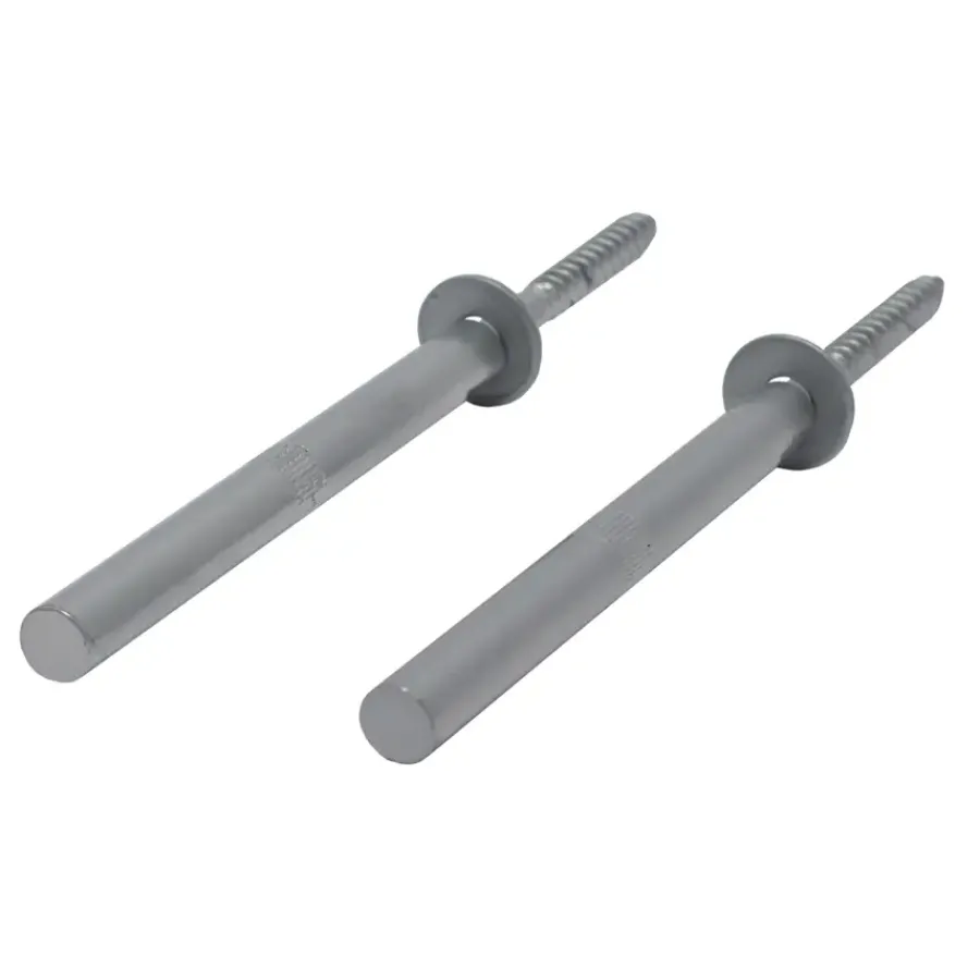 Duraline plankdrager pin zilver metaal 1,2x12,4 cm Clearance