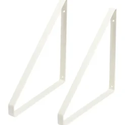 Duraline plankdrager wit 24x25,5 cm 2 stuks New