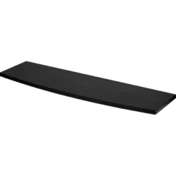 Duraline wandplank gebogen XS2 zwart eiken 80x23,5 cm 18 mm New