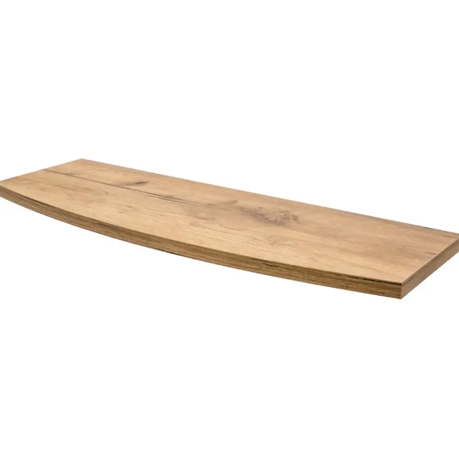 Duraline wandplank gebogen XS2 naturel eiken 60x23,5 cm 18 mm Clearance